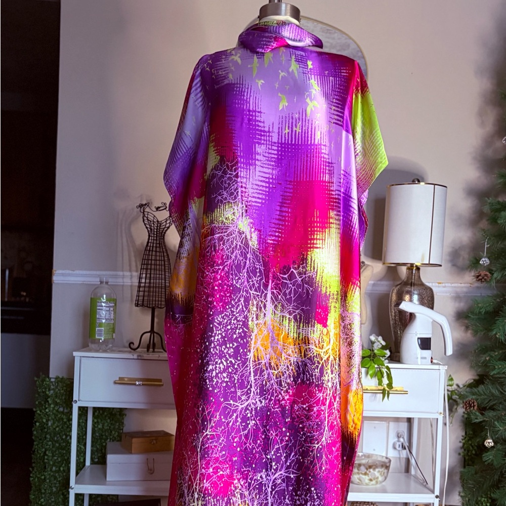 Vibrant Multicolor Women's Swimsuit Coverup